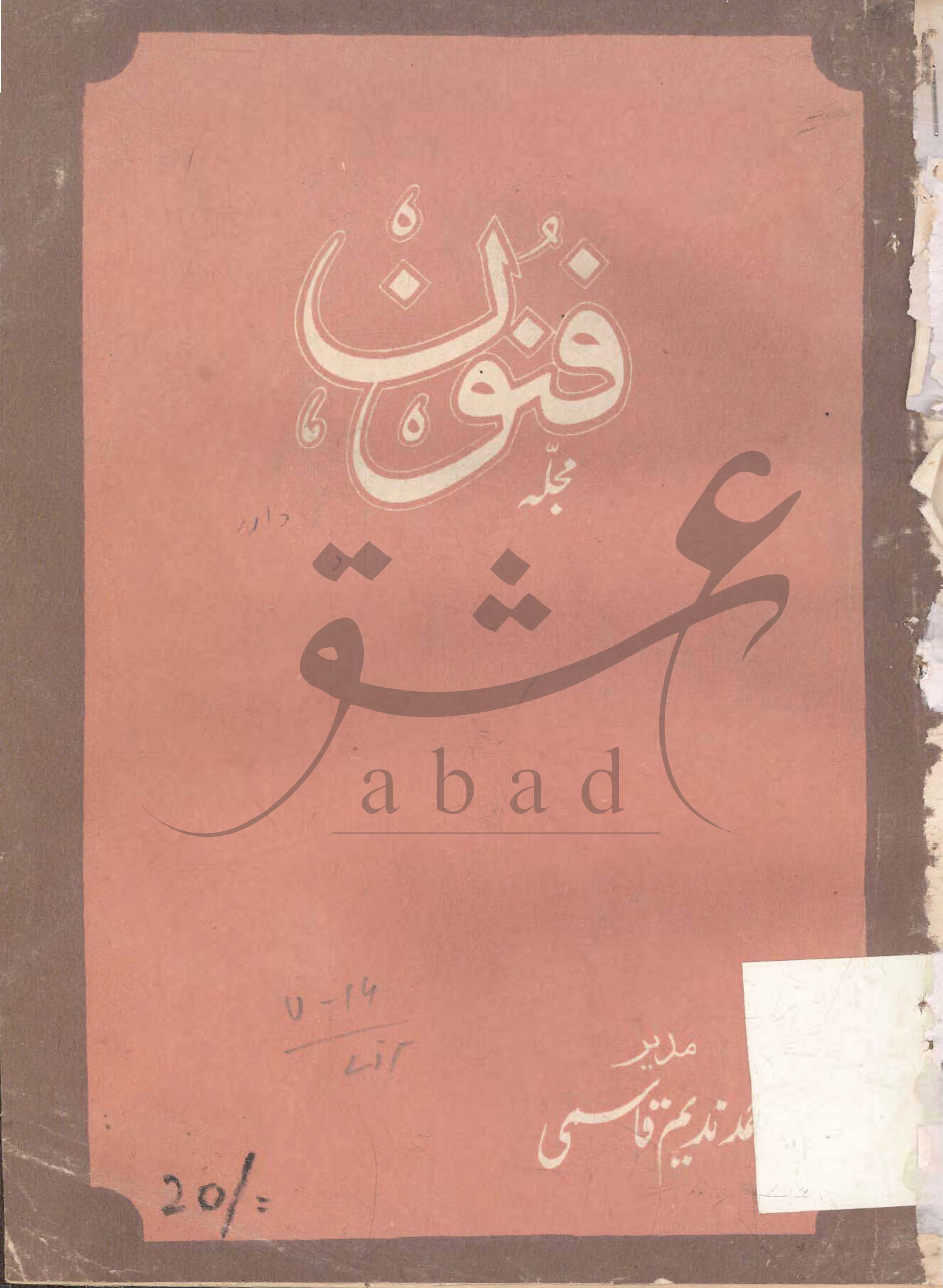 شمارہ فنون جولائی 1982